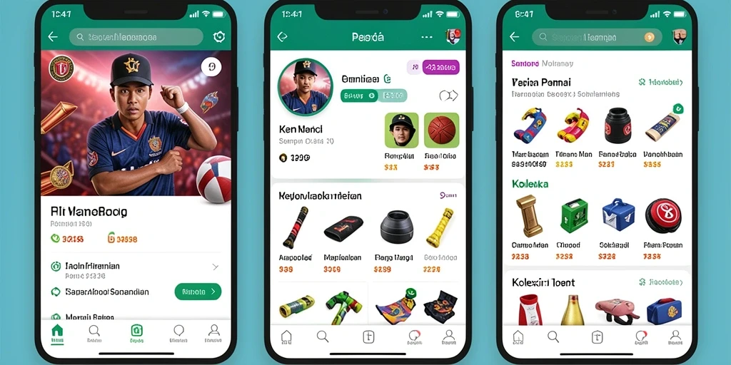 Antarmuka game yang menarik dan mudah digunakan.